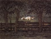 White cow Piet Mondrian